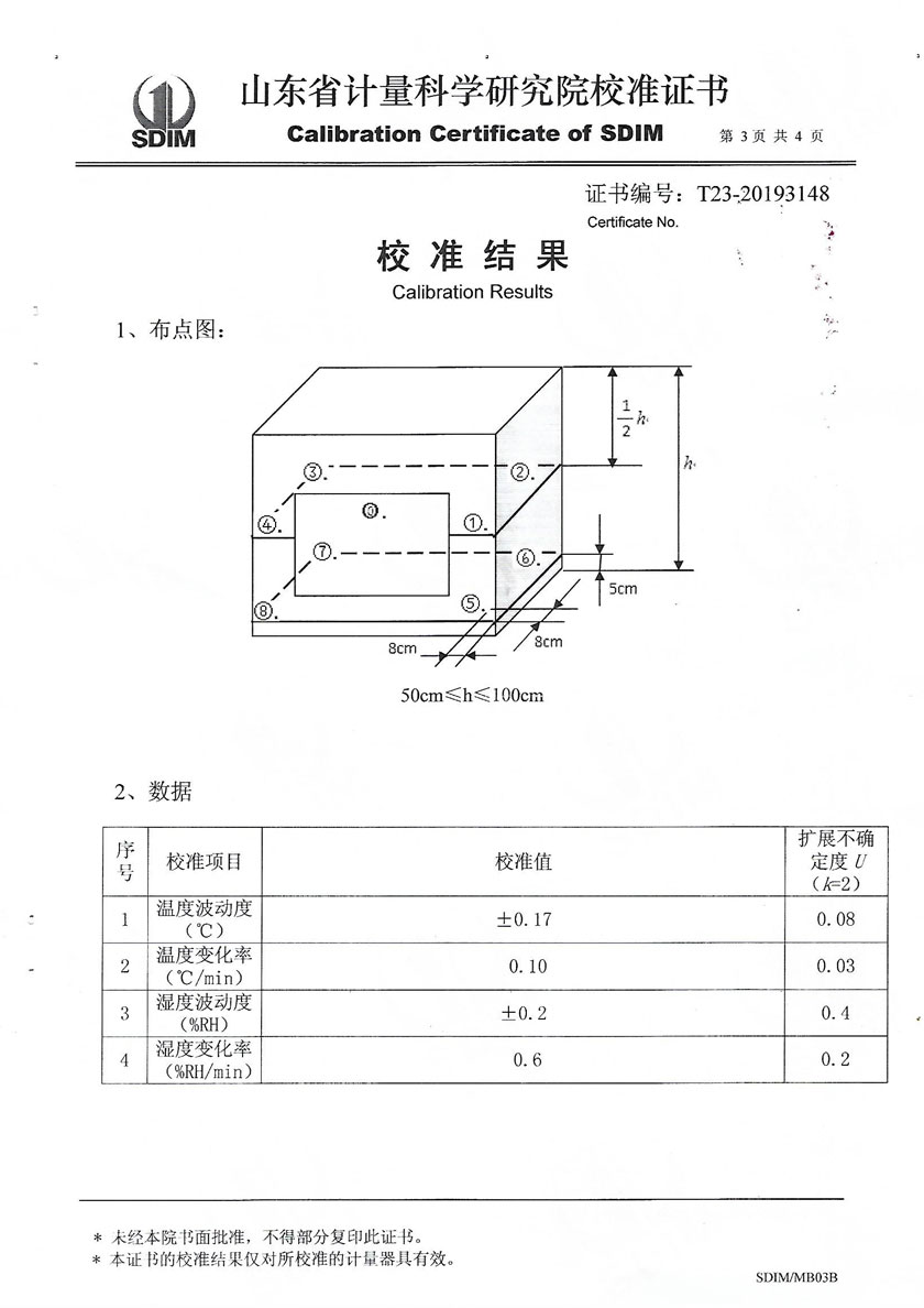 赤峰鑫椿检测技术服务有限公司-温湿度标准箱案例