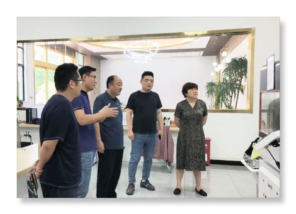 热烈欢迎泰山区政协领导莅临泰安德美机电考察指导